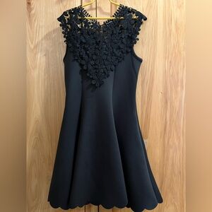 Zunie girls party dress black size 10